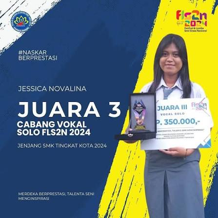 JUARA 3 CABANG VOCAL SOLO